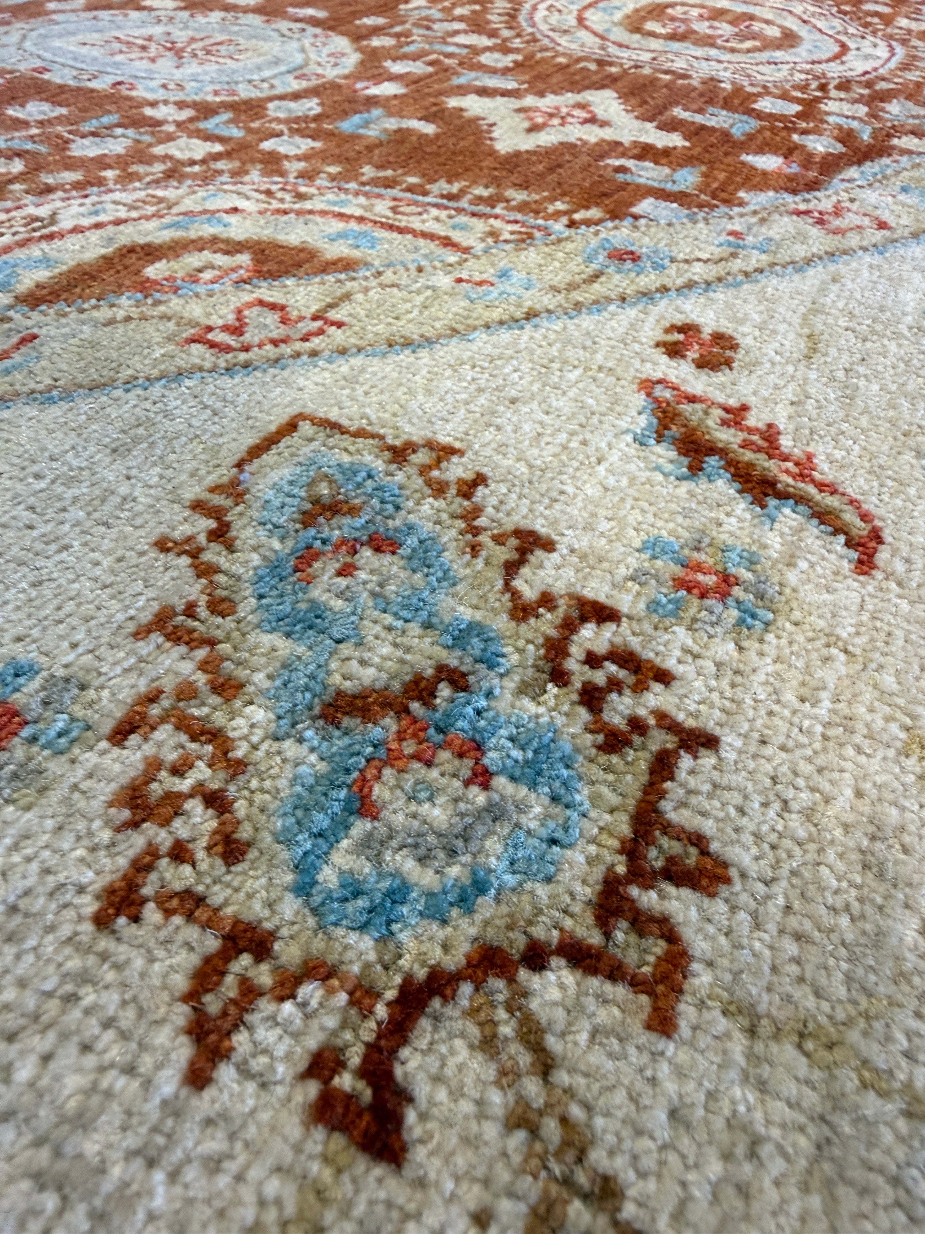 Lauren Speed 6x6 Rust Afghani Oushak