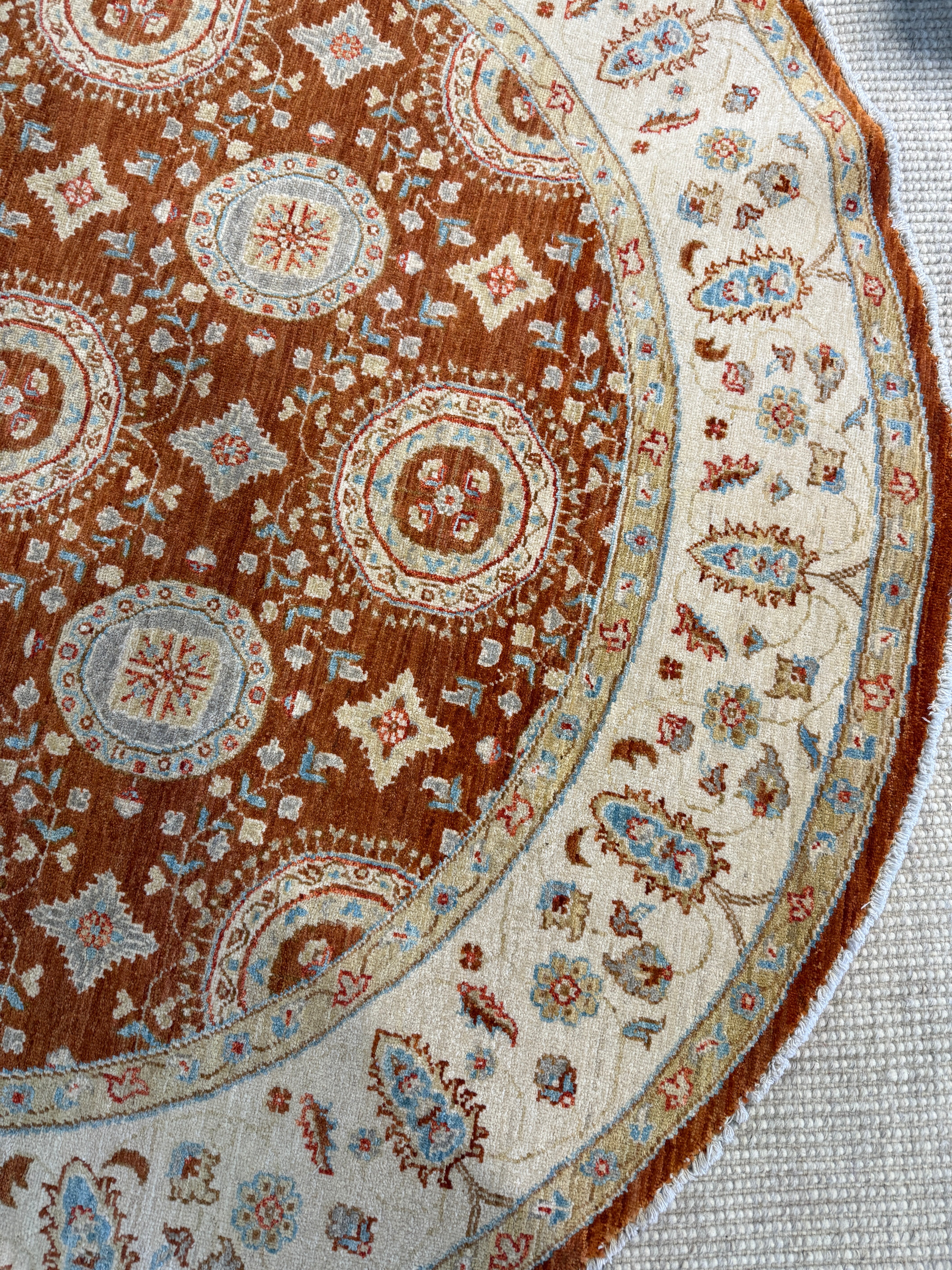 Lauren Speed 6x6 Rust Afghani Oushak