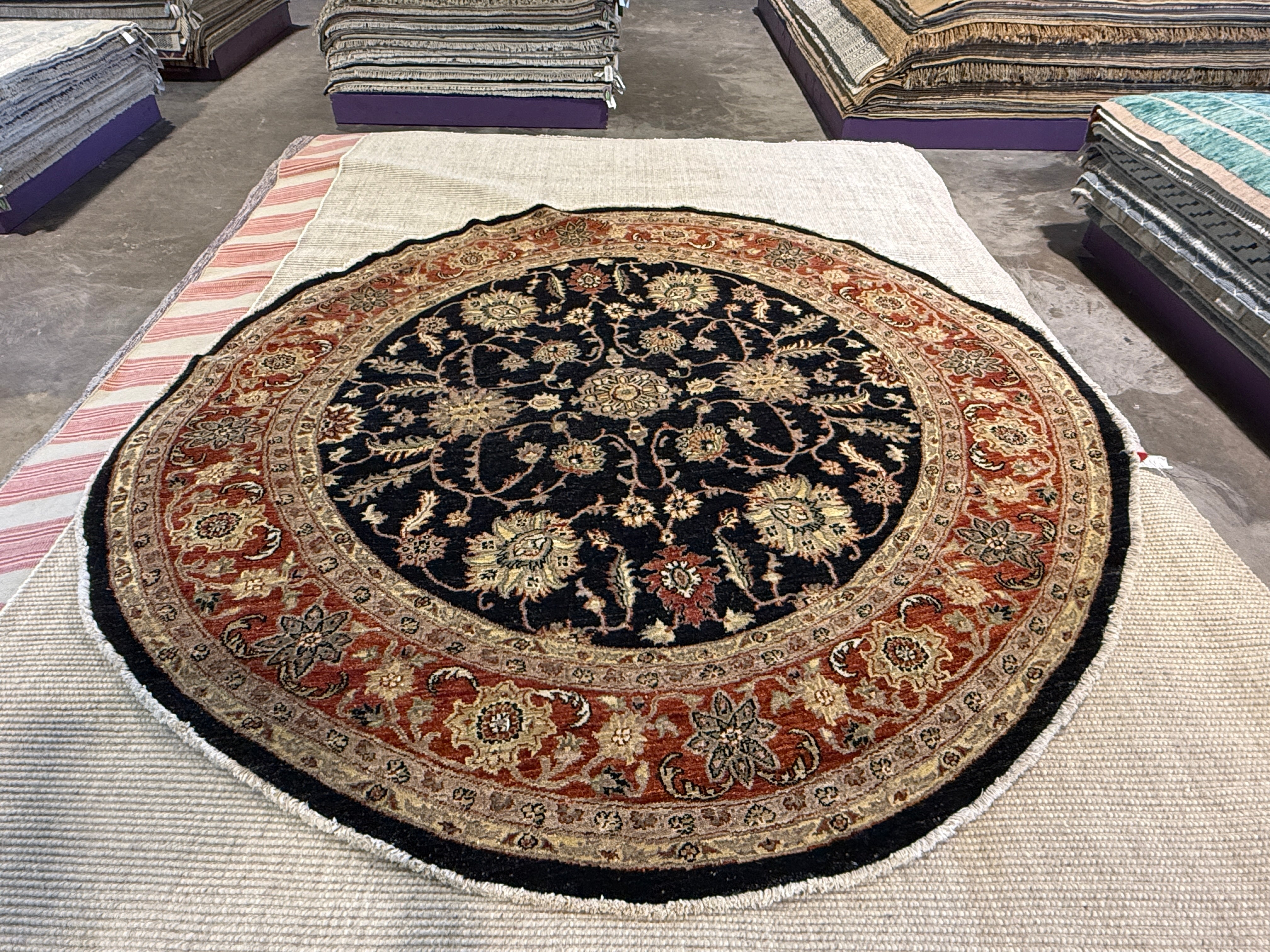 Raven Ross 8x8 Rust Afghani Oushak