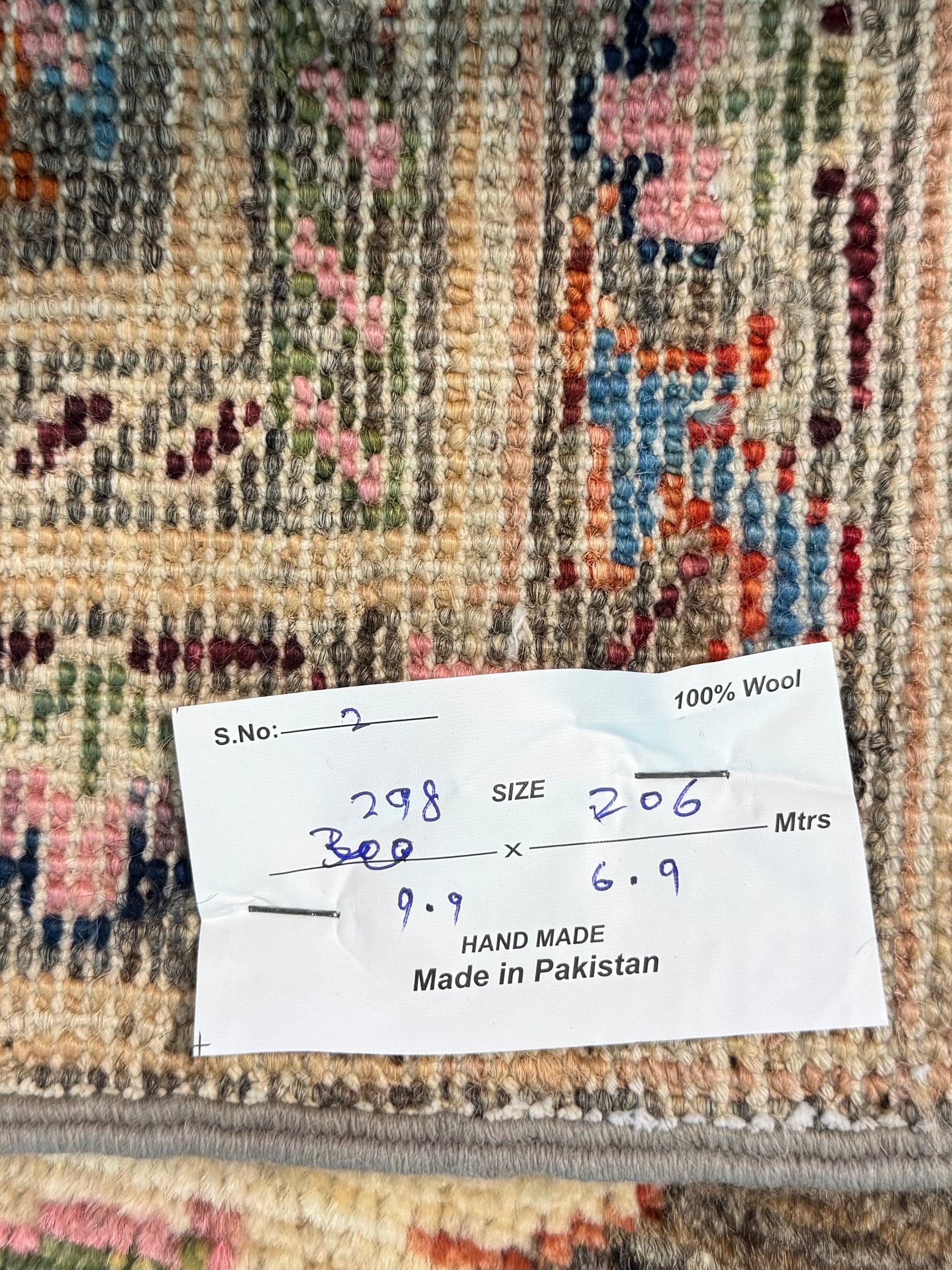 Georgia Vining 6.9x9.9 Grey Afghani Chobi