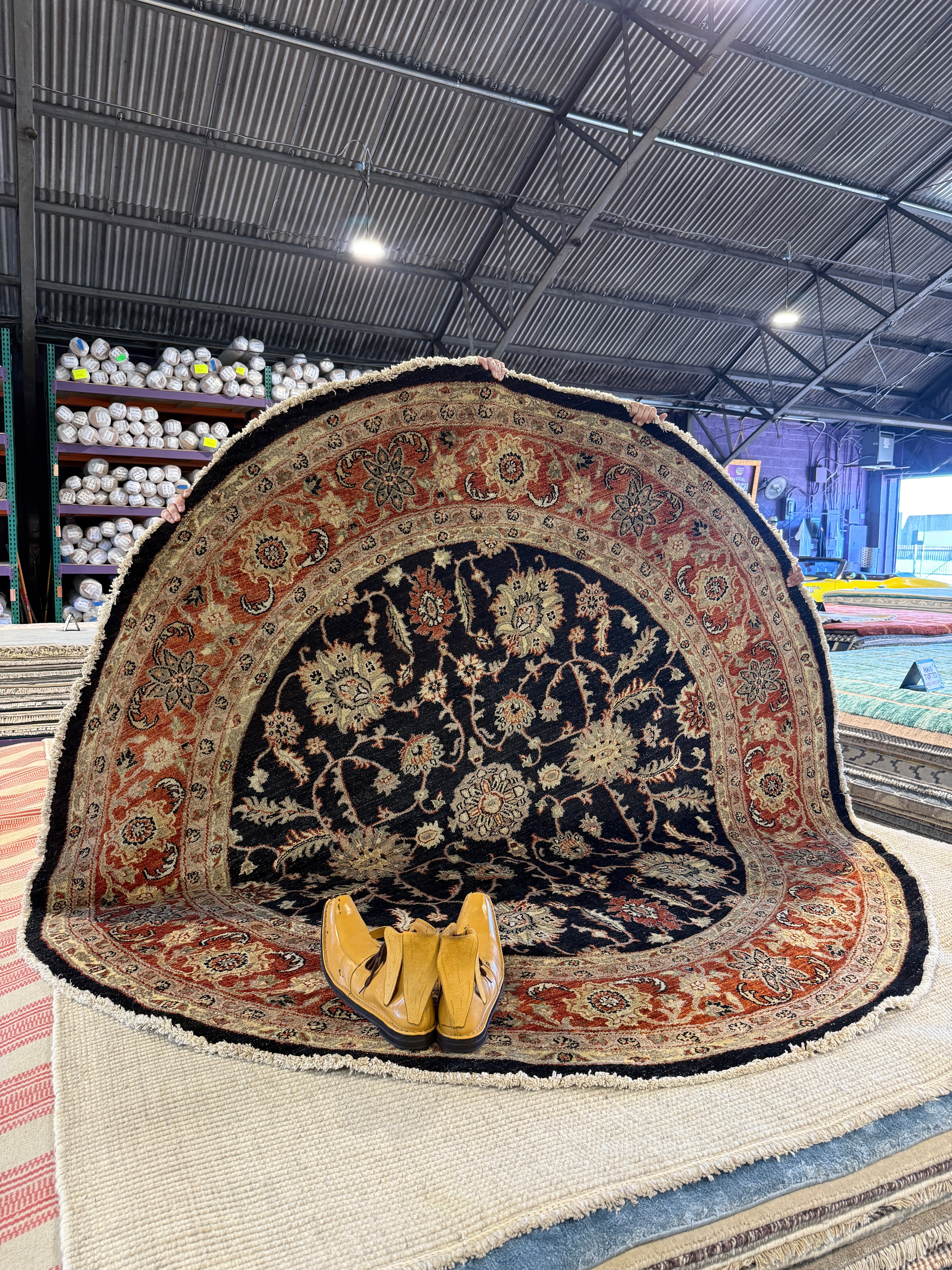 Raven Ross 8x8 Rust Afghani Oushak