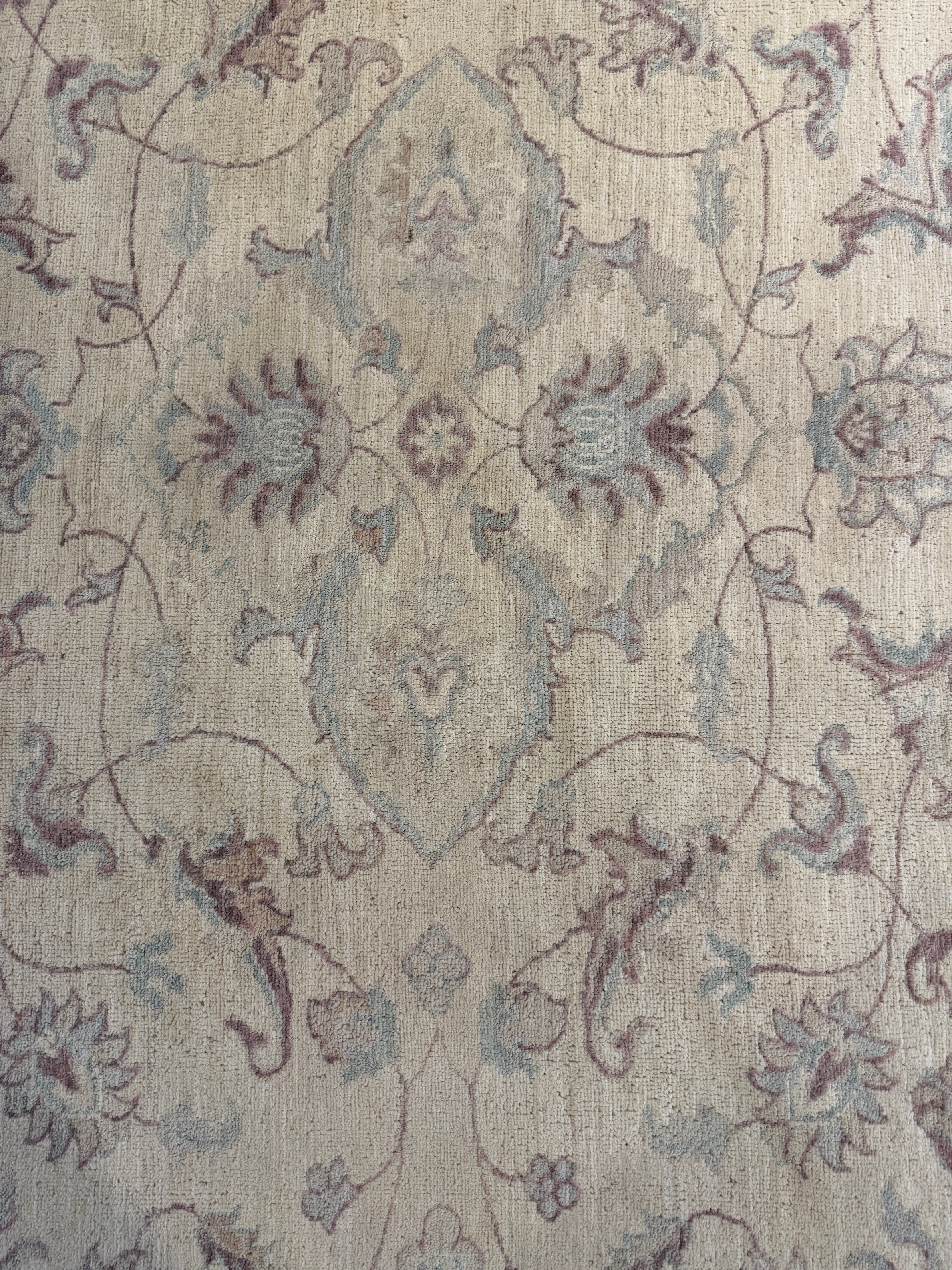 Kelly Chase 8x8 Cream Afghani Oushak