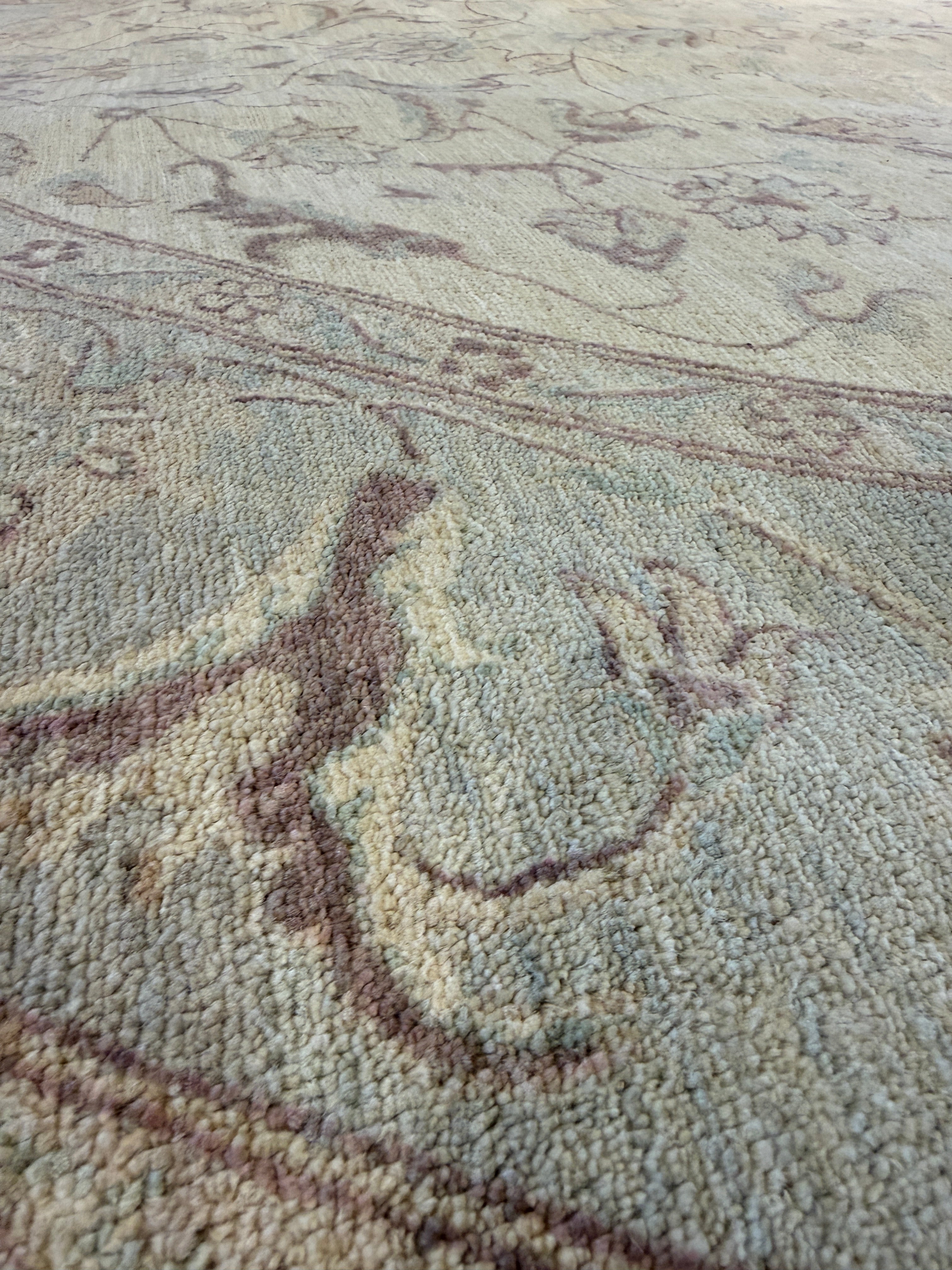 Kelly Chase 8x8 Cream Afghani Oushak