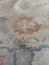 Alexandra MacLean 8.11x11.8 Blue Whitewashed Hand-Knotted Oushak