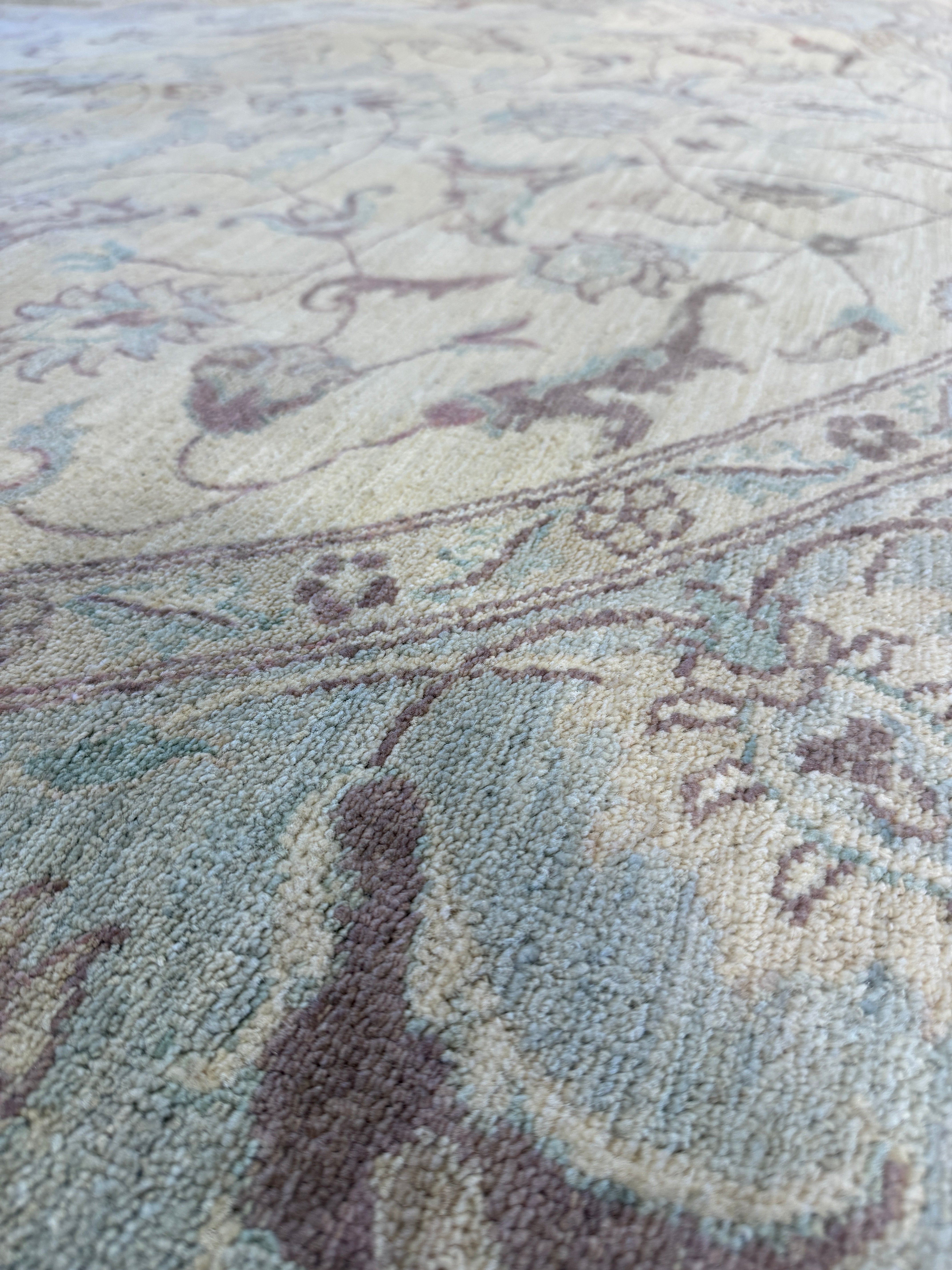 Kelly Chase 8x8 Cream Afghani Oushak