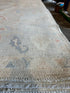 Alexandra MacLean 8.11x11.8 Blue Whitewashed Hand-Knotted Oushak