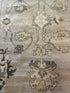 Natayla Varley 9x12 Hand-Knotted Oushak Rug Light Grey and Ivory