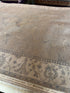 Mary Louise Weller  7.9x9.9 Beige and Ivory Hand-Knotted Oushak Rug