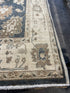 Tamara Fifield 5.10x9 Gray Whitewashed Hand-Knotted Oushak