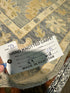 Adrienne Erickson 4.9x6.10 Blue Whitewashed Hand-Knotted Oushak