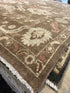 Mallory Amirault 5.9x8.10 Brown Whitewashed Hand-Knotted Oushak
