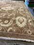 Mallory Amirault 5.9x8.10 Brown Whitewashed Hand-Knotted Oushak