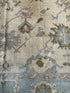 Sara Myers 9x12 Blue Whitewashed Hand-Knotted Oushak