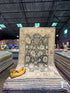 Mari 5.4x7.5 Blue Whitewashed Hand-Knotted Oushak