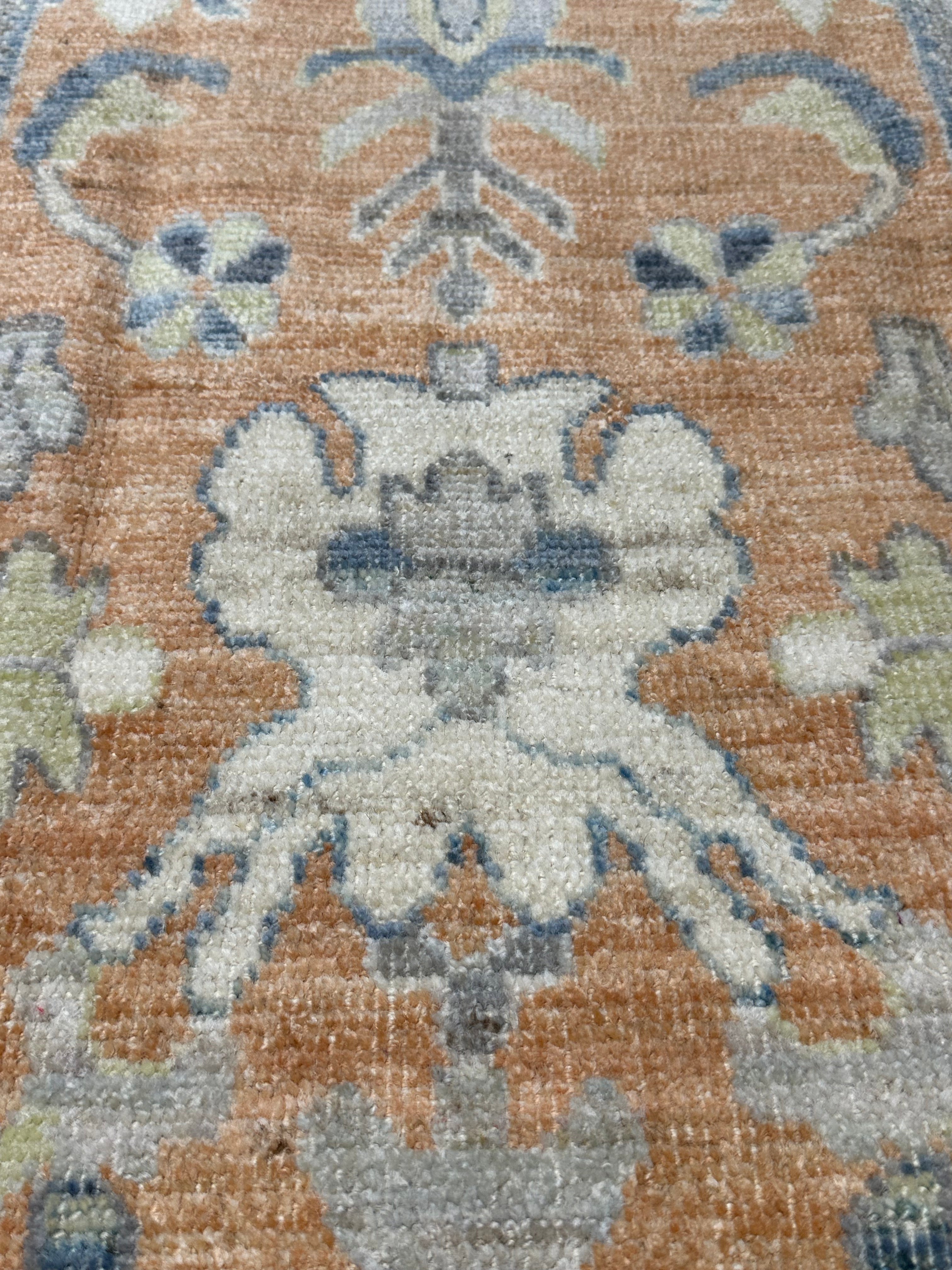 Bianca Barclay 2.6x14.2 Colorful Afghani Whitewashed Oushak Runner