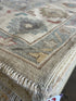 Lisa Ryder 9.3x11.11 Blue Whitewashed Hand-Knotted Oushak