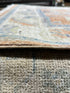 Bianca Barclay 2.6x14.2 Colorful Afghani Whitewashed Oushak Runner