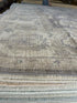 Patty Wilson 9x12 Purple Whitewashed Hand-Knotted Oushak