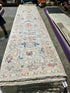 Principal Larissa Weems 2.11x11.10 Colorful Afghani Whitewashed Oushak Runner
