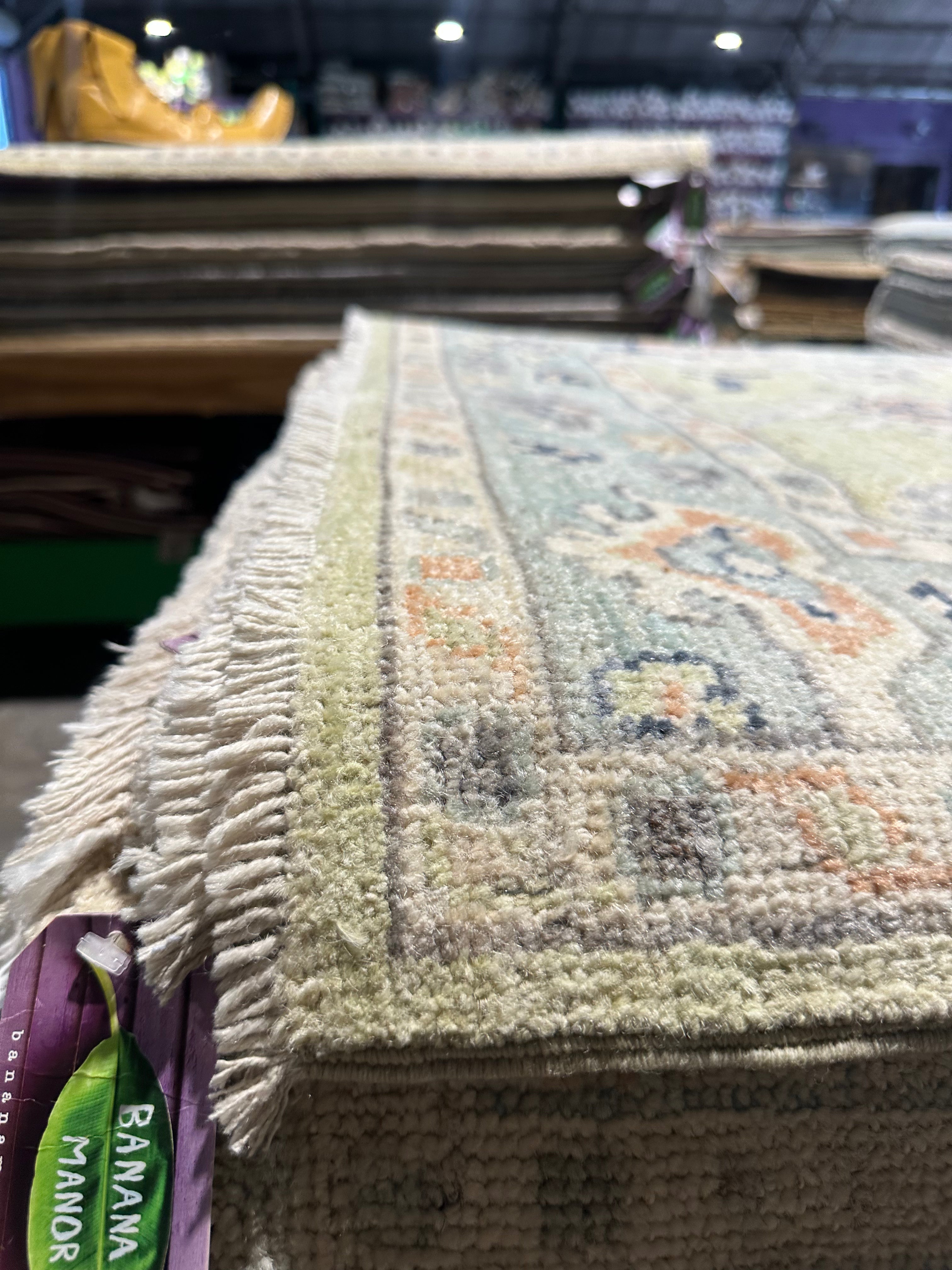 Principal Larissa Weems 2.11x11.10 Colorful Afghani Whitewashed Oushak Runner