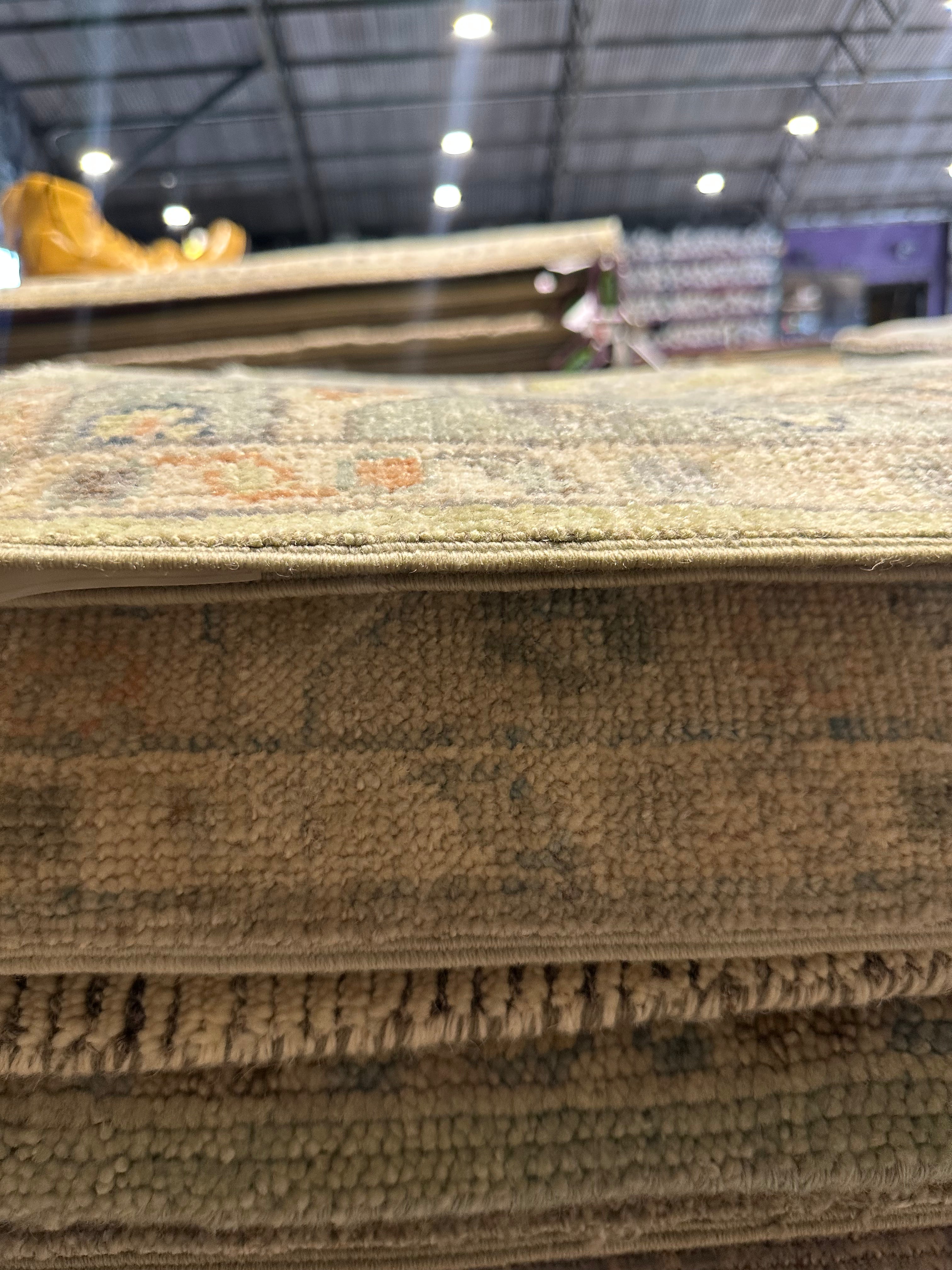 Principal Larissa Weems 2.11x11.10 Colorful Afghani Whitewashed Oushak Runner