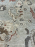 Rebecca Cooters 5.7x8.10 Blue Whitewashed Hand-Knotted Oushak