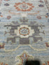 Morticia Addams 2.10x15 Colorful Afghani Whitewashed Oushak Runner