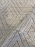 Eliza Haywood Handwoven Wool Durrie Ivory Brick Design (various sizes)