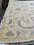 Celia 3.11x5.11 Green Hand-Knotted Whitewashed Oushak