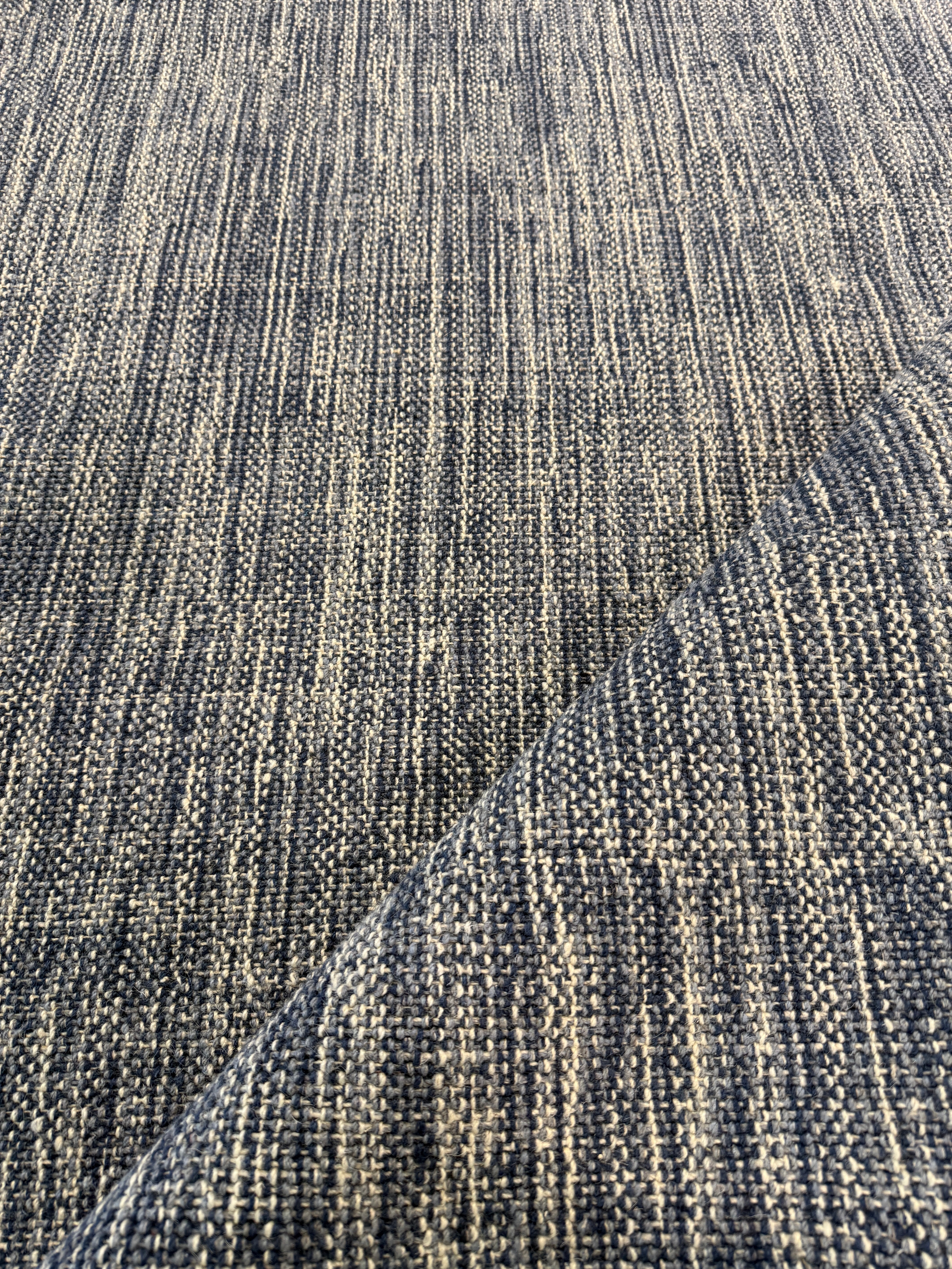 Darby 9x12 Blue Handwoven Textured Durrie