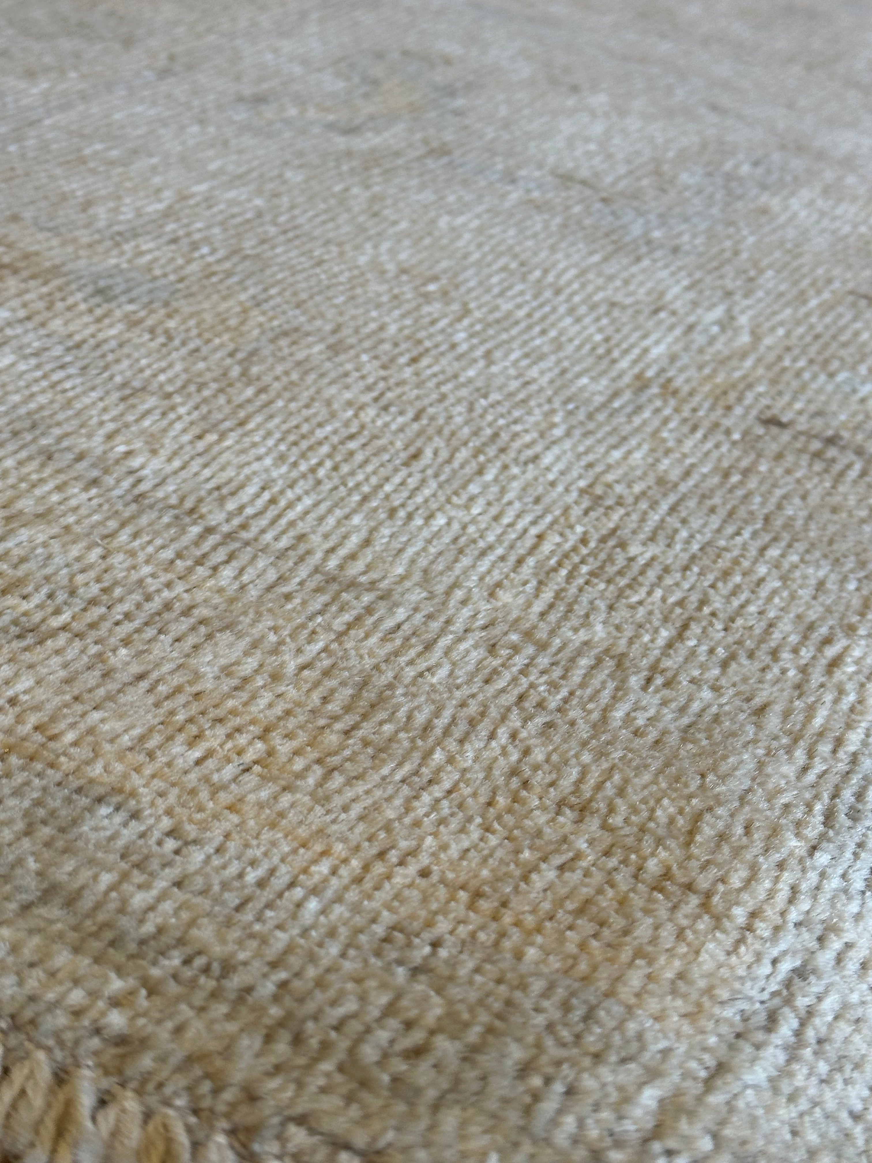 Julie Matthews 9.11x13.2 Blue Whitewashed Hand-Knotted Oushak Rug