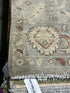 Denise Wood 5.1x7.4 Blue Hand-Knotted Oushak
