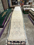 Sara Campbell 2.8x15.5 Grey Whitewashed Hand-Knotted Oushak
