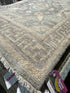 Sara Campbell 2.8x15.5 Grey Whitewashed Hand-Knotted Oushak