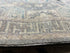 Sara Campbell 2.8x15.5 Grey Whitewashed Hand-Knotted Oushak