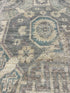 Sara Campbell 2.8x15.5 Grey Whitewashed Hand-Knotted Oushak