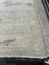 Andrea Deveau 1.10x10.10 Blue Whitewashed Hand-Knotted Oushak