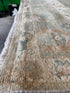Suzanne Tyler 8.5x9.11 Light Blue Hand-Knotted Whitewashed Oushak