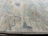 Meredith Meade 1.10x11.2 Blue Whitewashed Hand-Knotted Oushak