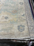 Meredith Meade 1.10x11.2 Blue Whitewashed Hand-Knotted Oushak