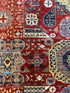 Tamara 8.10x11.8 Red Hand-Knotted Whitewashed Oushak