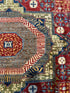 Tamara 8.10x11.8 Red Hand-Knotted Whitewashed Oushak