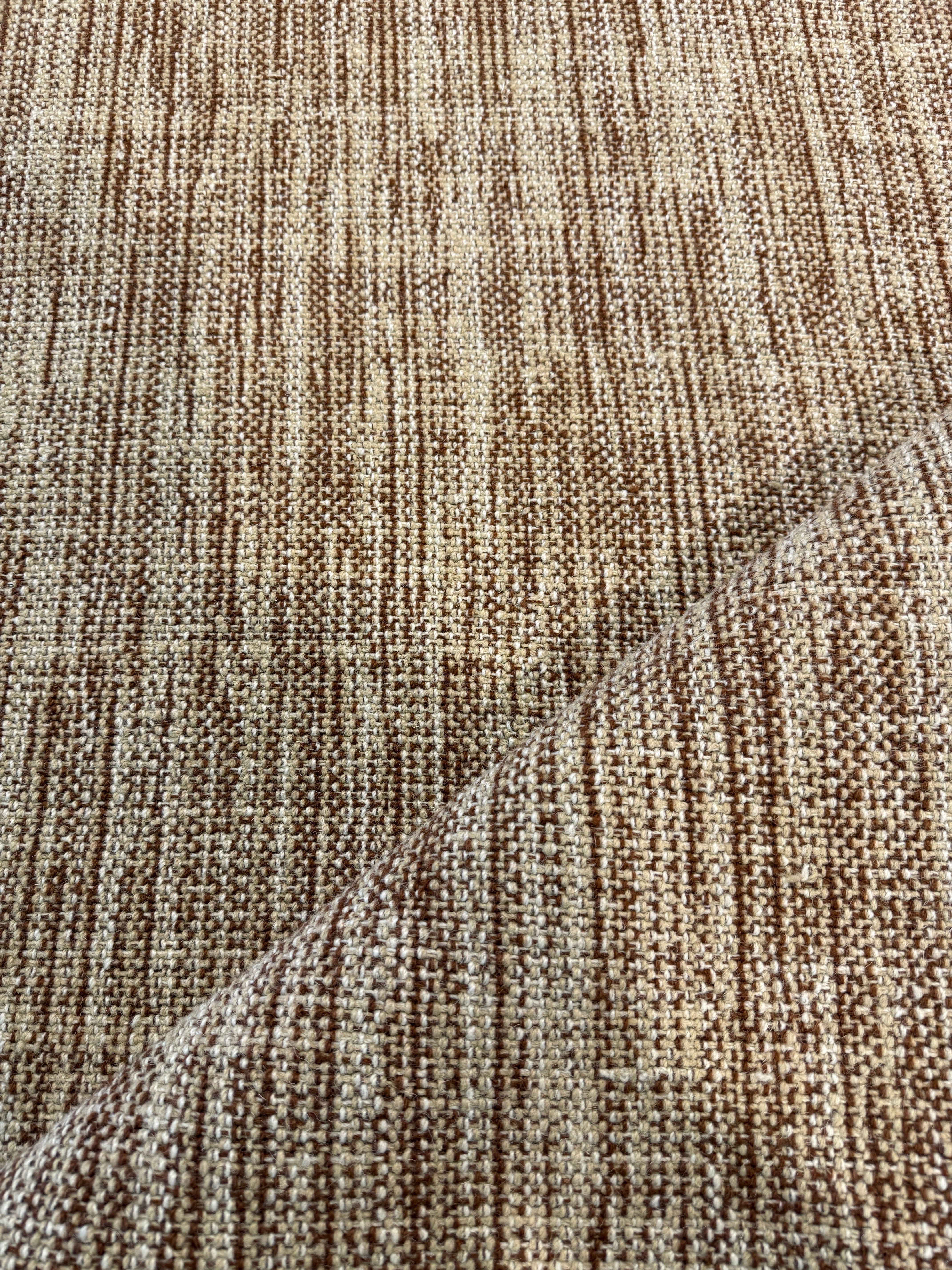 Ed Morrone 9x12 Handwoven Durrie Textured Light Brown