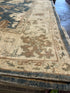 Lindsay Dunn 5.3x7.8 Blue Hand-Knotted Oushak