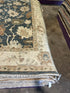 Lindsay Dunn 5.3x7.8 Blue Hand-Knotted Oushak