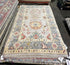 Sugar-Daisy Torrens 2.8x4 Blue Whitewashed Hand-Knotted Oushak