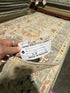 Sugar-Daisy Torrens 2.8x4 Blue Whitewashed Hand-Knotted Oushak
