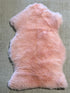Single Pelt Light Pink Sheepskin Rug