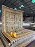 Denna Altshuler 6.8x9.8 Tan Hand-Knotted Whitewashed Oushak