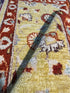 Sarah Booth 1.10x2.10 Yellow Hand-Knotted Oushak